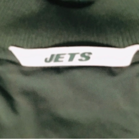 New York Jets Onfield Apparel Soft Shell Green Bomber Jacket Sz:Medium NFL - Picture 11 of 12